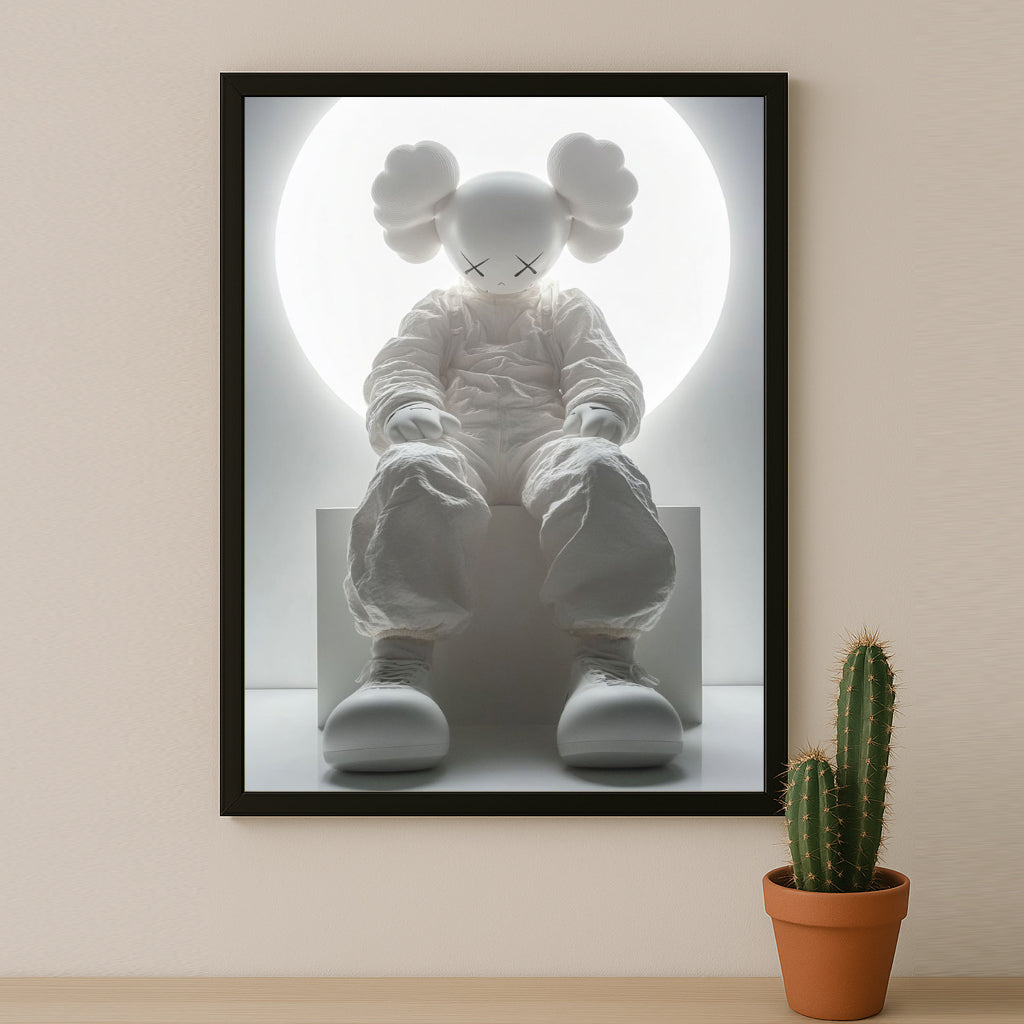 Poster Kaws - White