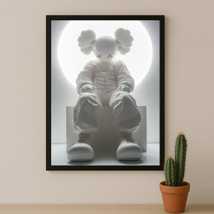 Poster Kaws - White