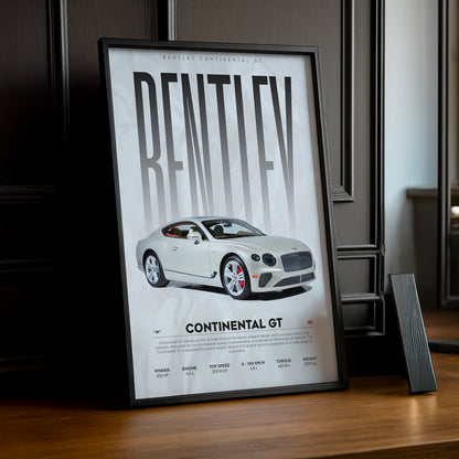 Cadre photo Bentley Continental GT
