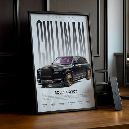 Cadre photo Rolls Royce Cullinan