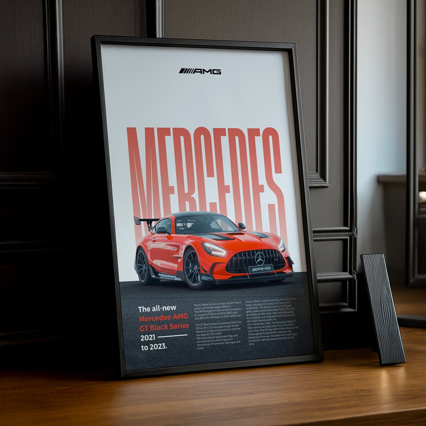 Poster Voitures - Mercedes AMG GT Black Series