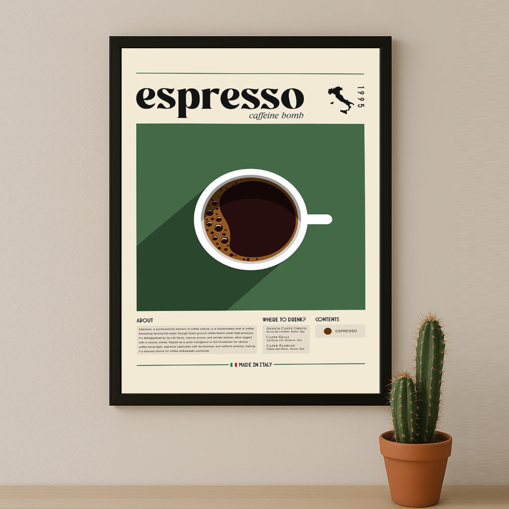 Cadre photo Coffee Lover - Cafein bomb