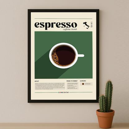 Cadre photo Coffee Lover - Cafein bomb