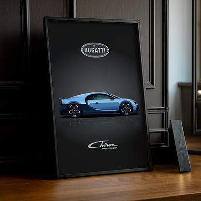 Cadre photo Bugatti Chiron