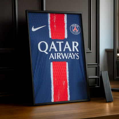 PSG-Heimtrikot-Fotorahmen 2025