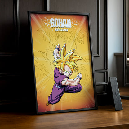 Poster Dragon Ball Z - Gohan Super Saiyan