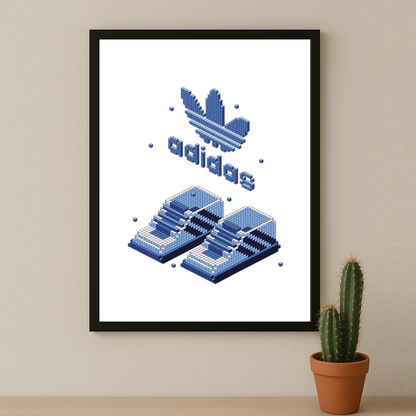 Cadre photo Adidas - Pixel Sneakers