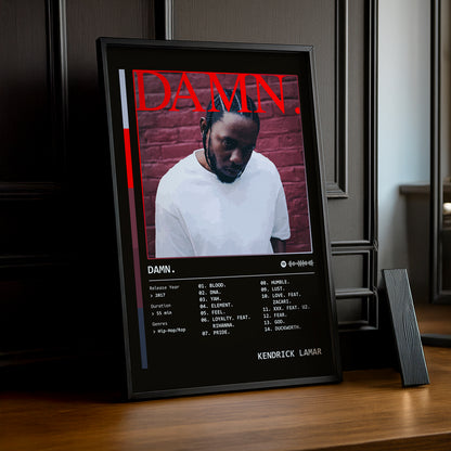 Cadre photo Kendrick Lamar Damn