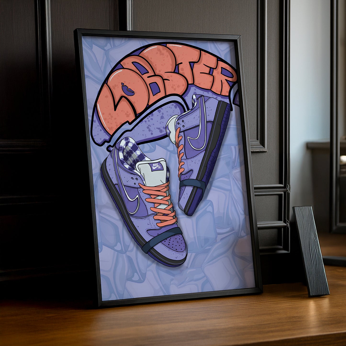 Poster Nike Dunk Lobster purple