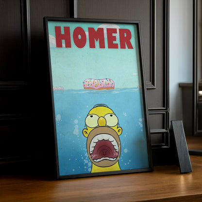 Cadre Photo Les Simpsons - Jaws