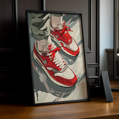 Cadre Photo Nike - Air Max Rouge