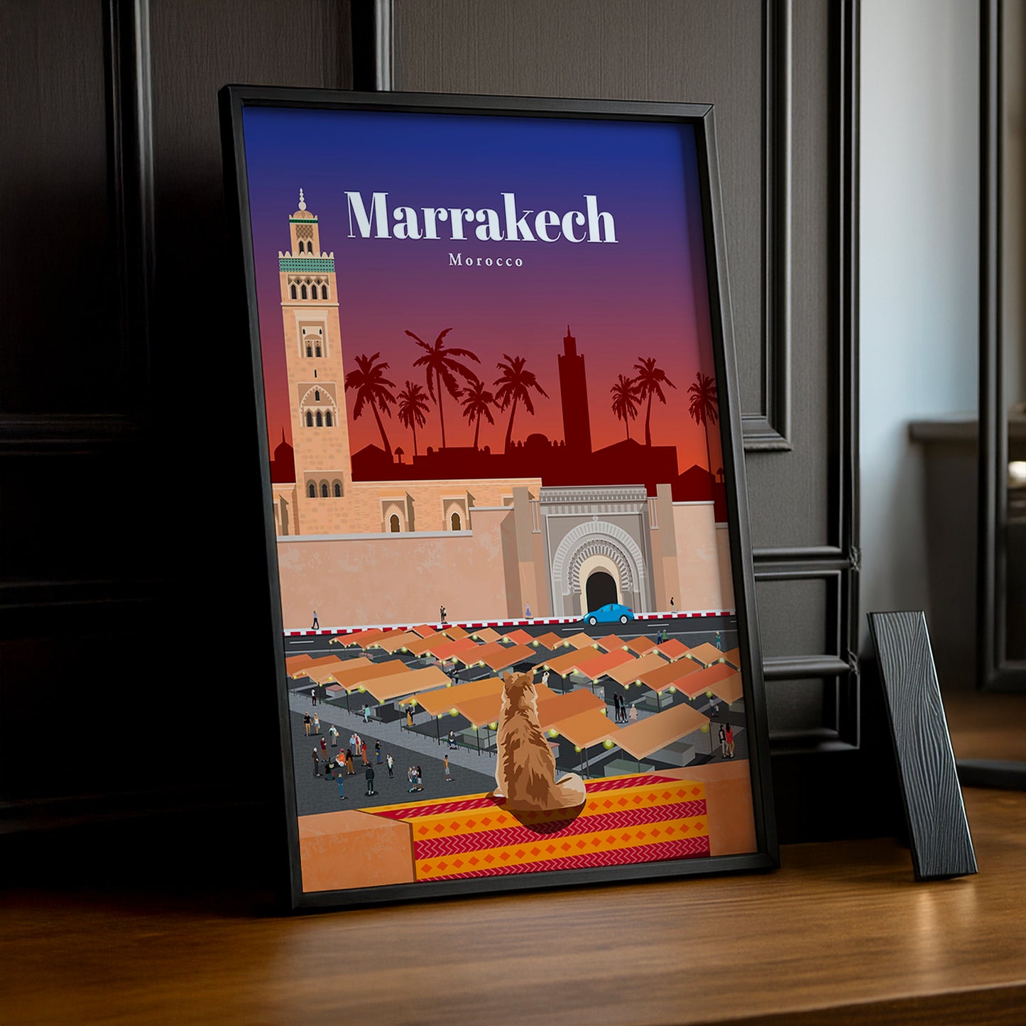 Maroc Marrakech - Poster