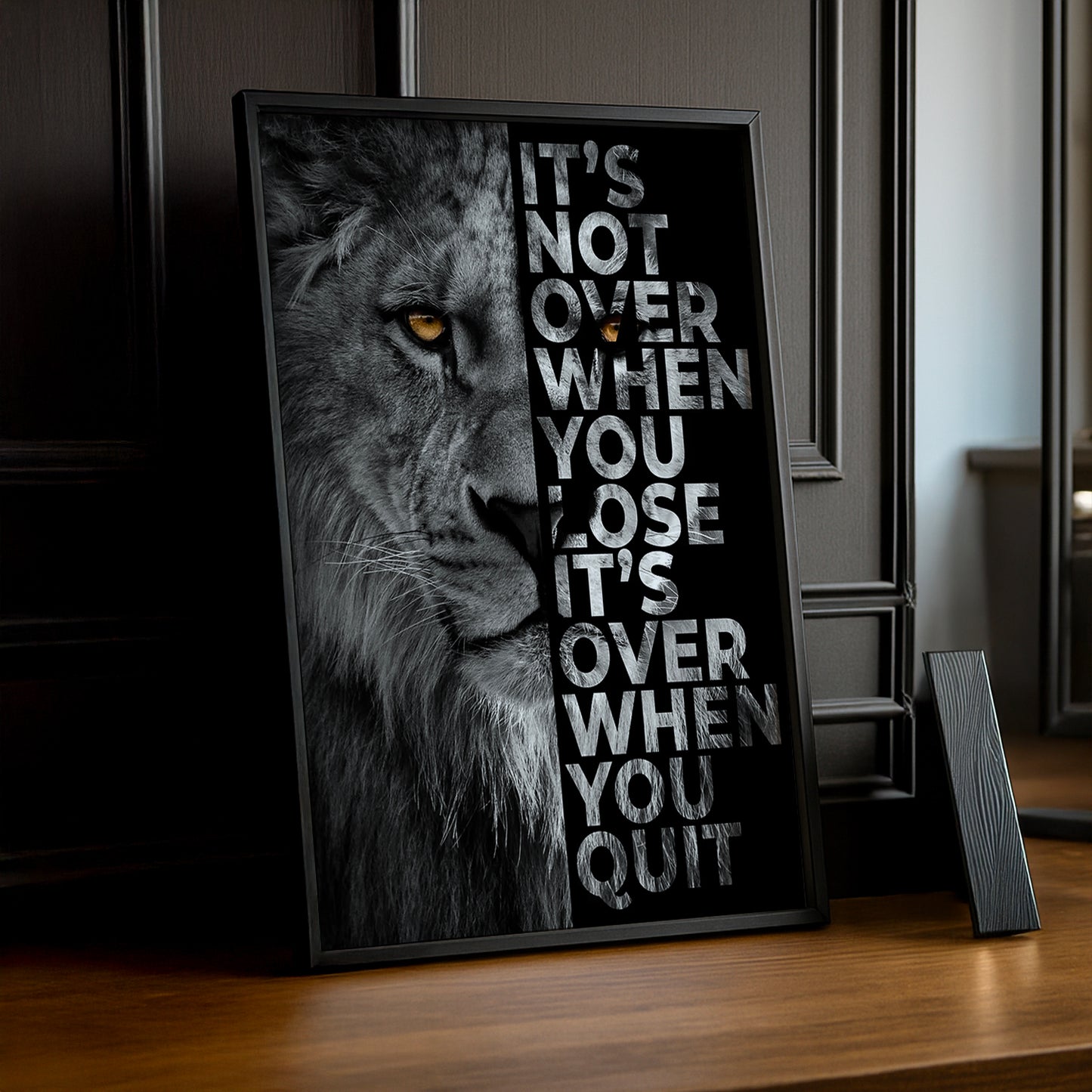 Cadre Photo Motivation - It's Not Over