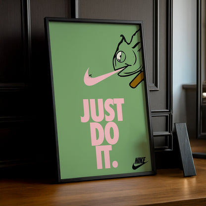 Poster Nike Just do It Grenouille