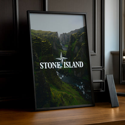 Poster Stone Island - Montagne