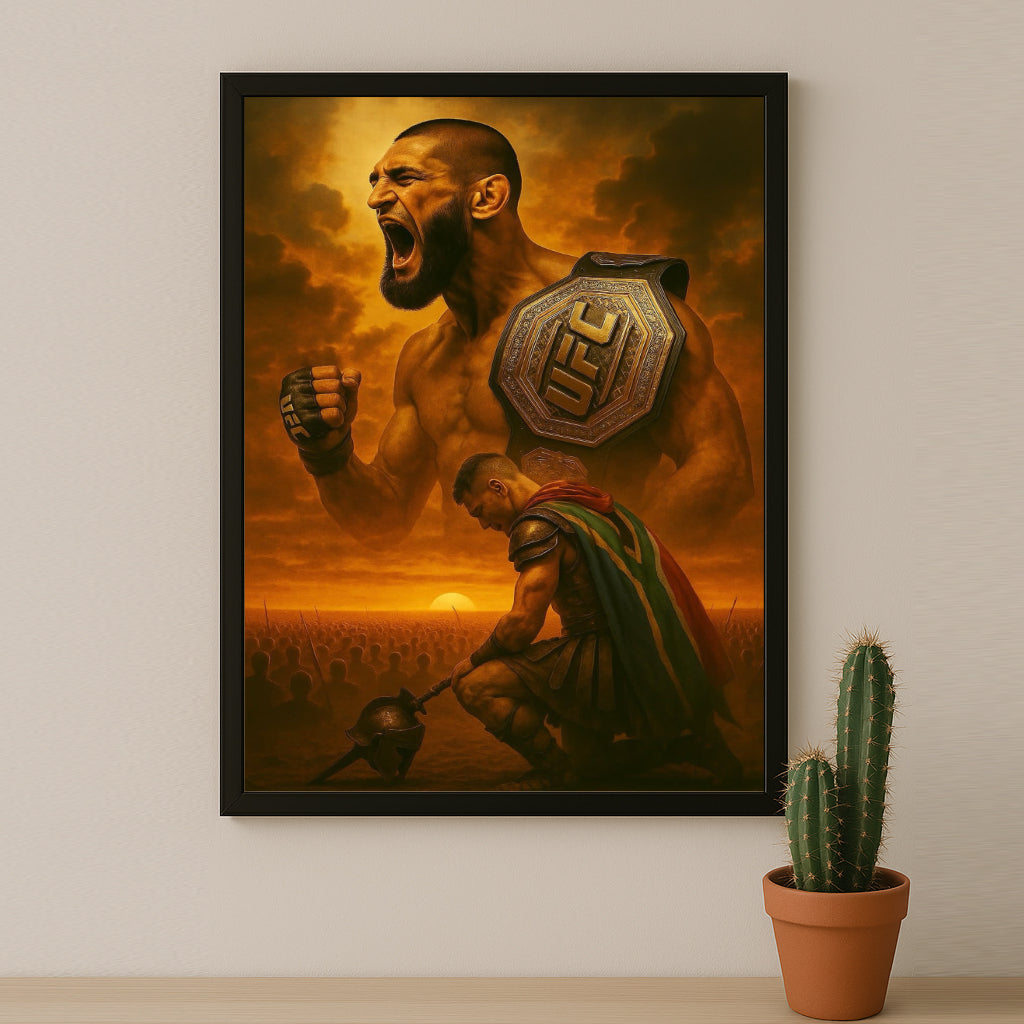 Poster UFC - Khamzat Chimaev Champion