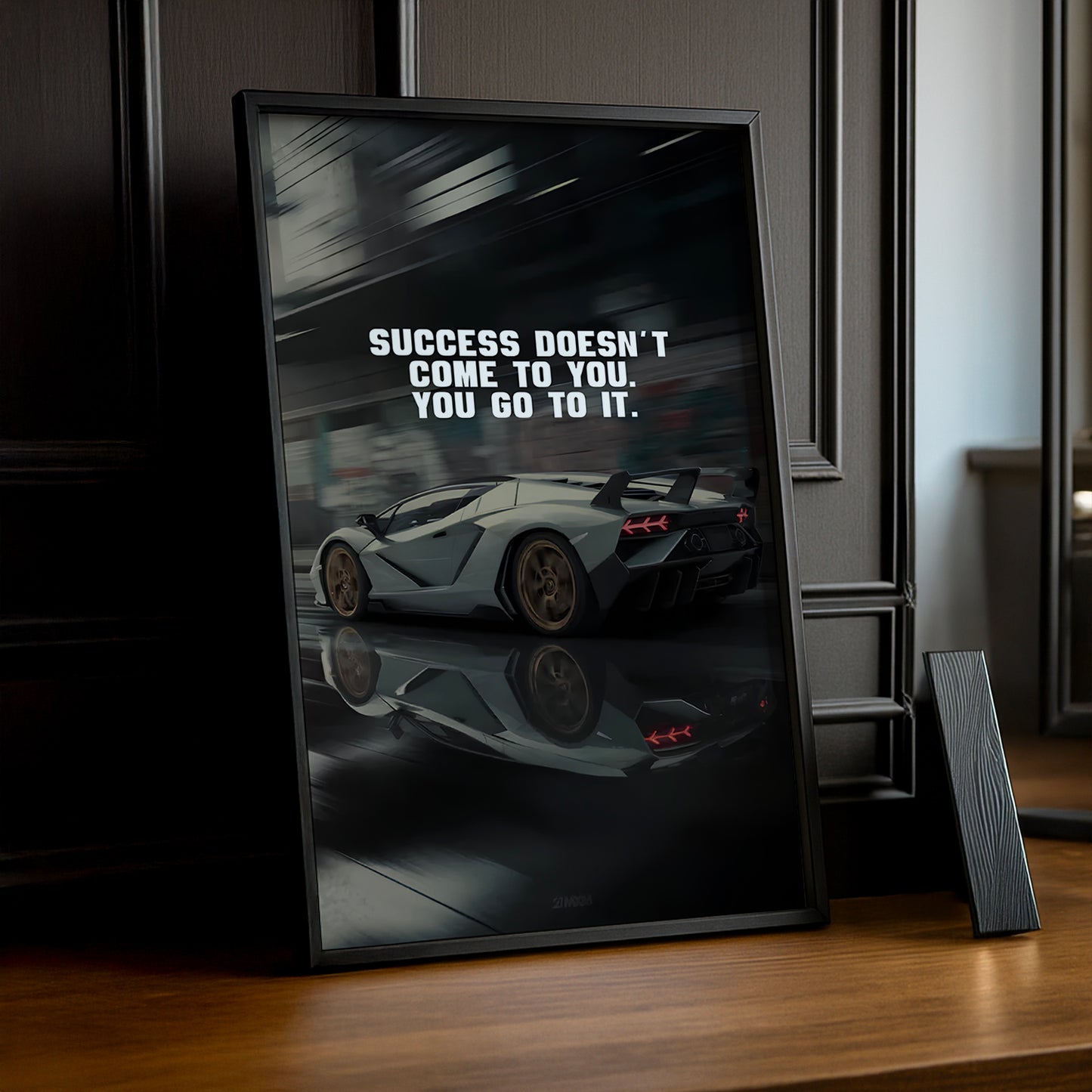 Cadre photo Motivation - Success doesn't come to you, you go to it.