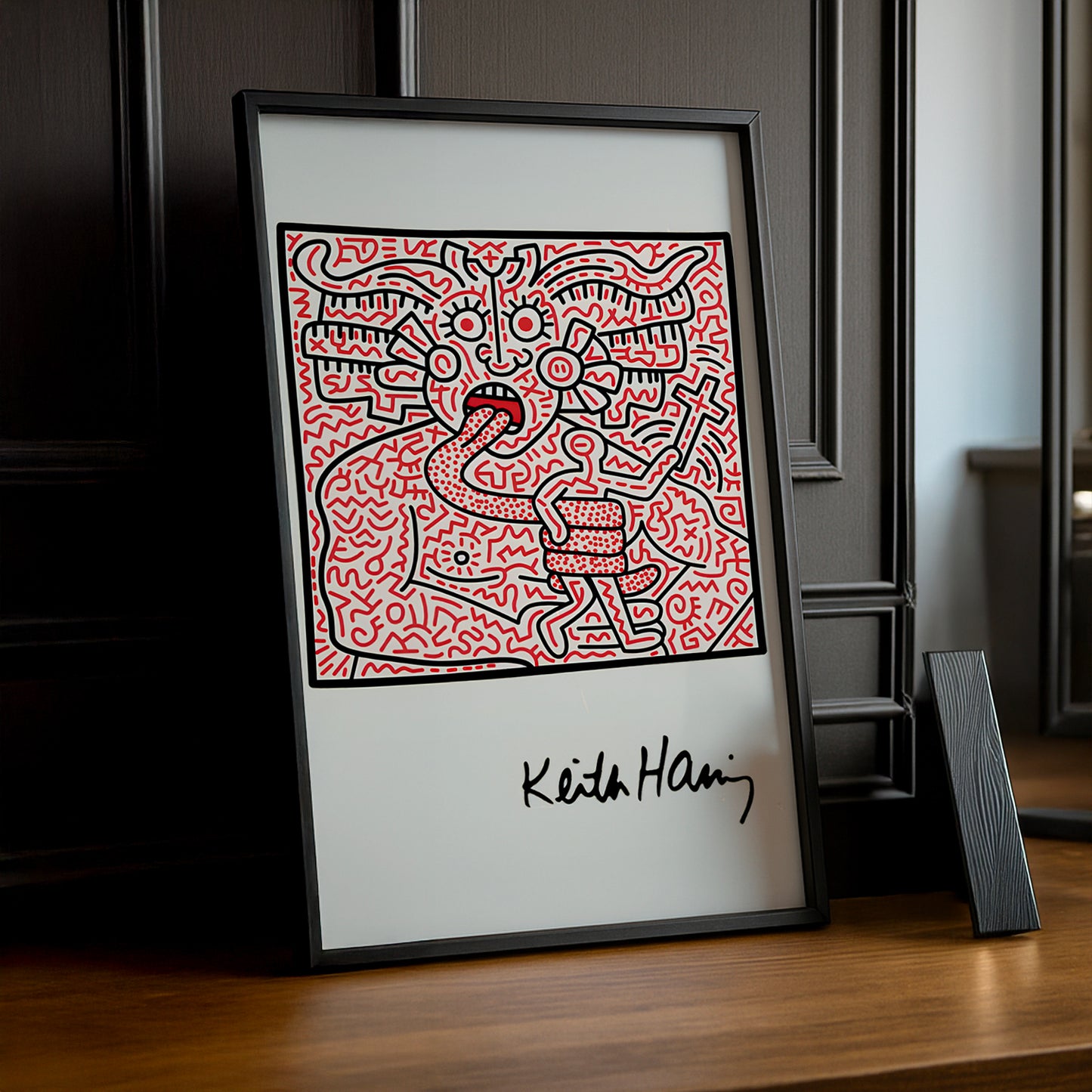Cadre photo Keith Haring