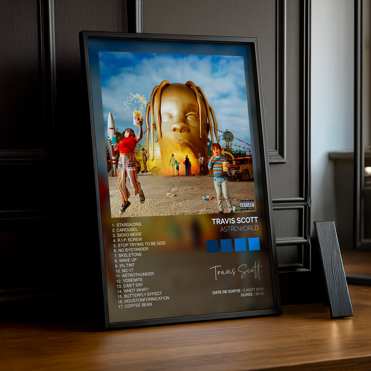 Poster Travis Scott - Album Astroworld