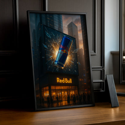 Cadre Photo Redbull - Immeuble