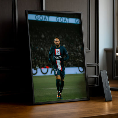Poster encadrée Paris Saint-Germain - Neymar Junior