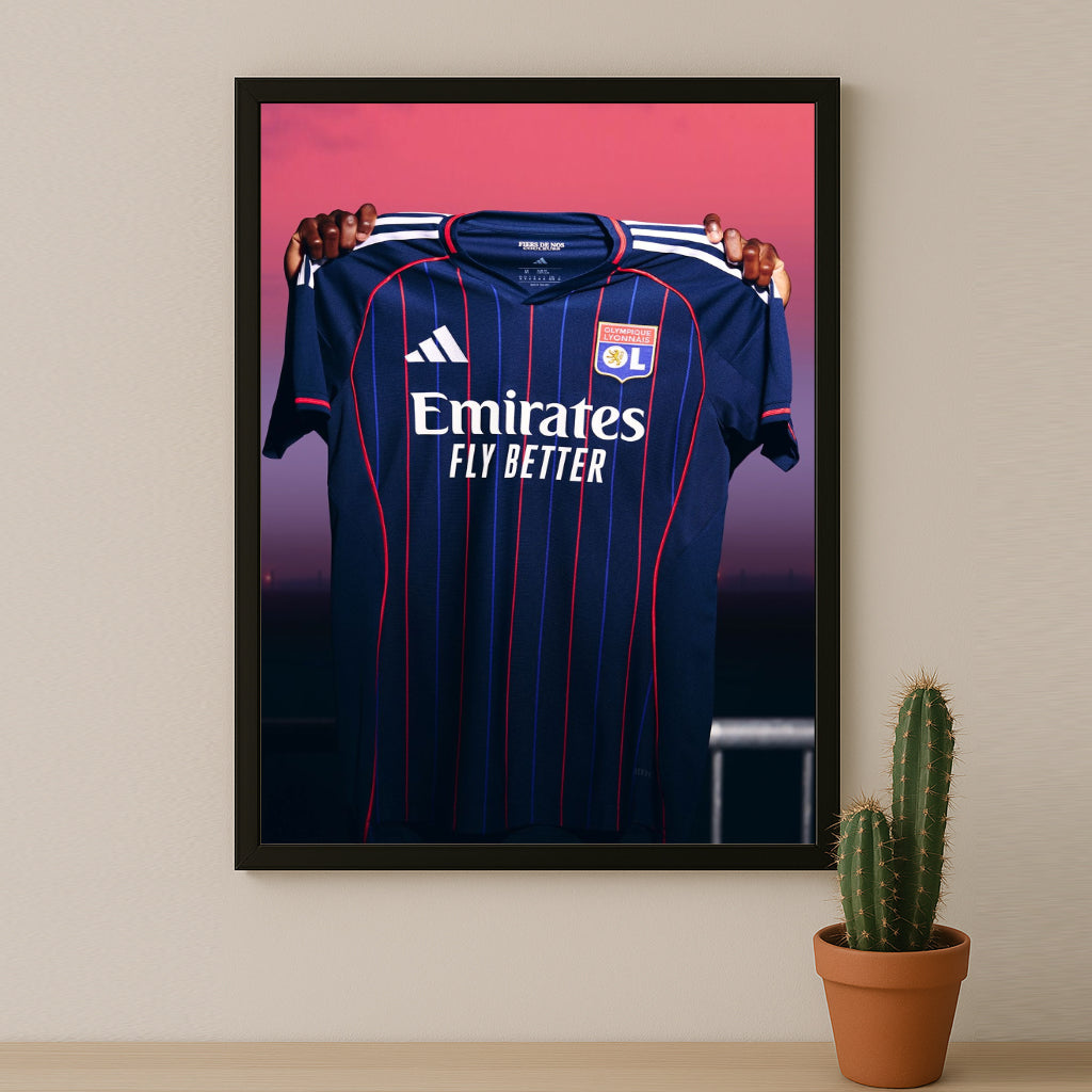 Cadre photo - Maillot Olympique Lyonnais 2026