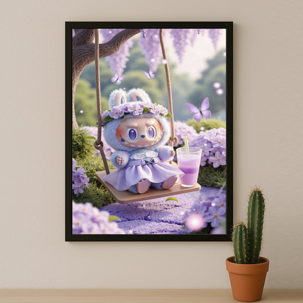 Poster Labubu - Jardin