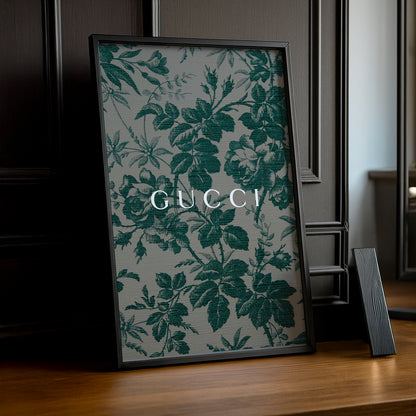 Cadre Photo Gucci - Tapisserie vert