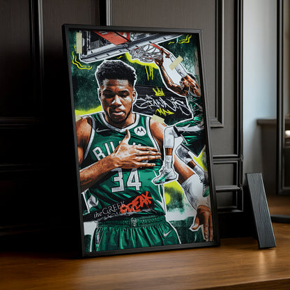 Cadre photo Giannis NBA