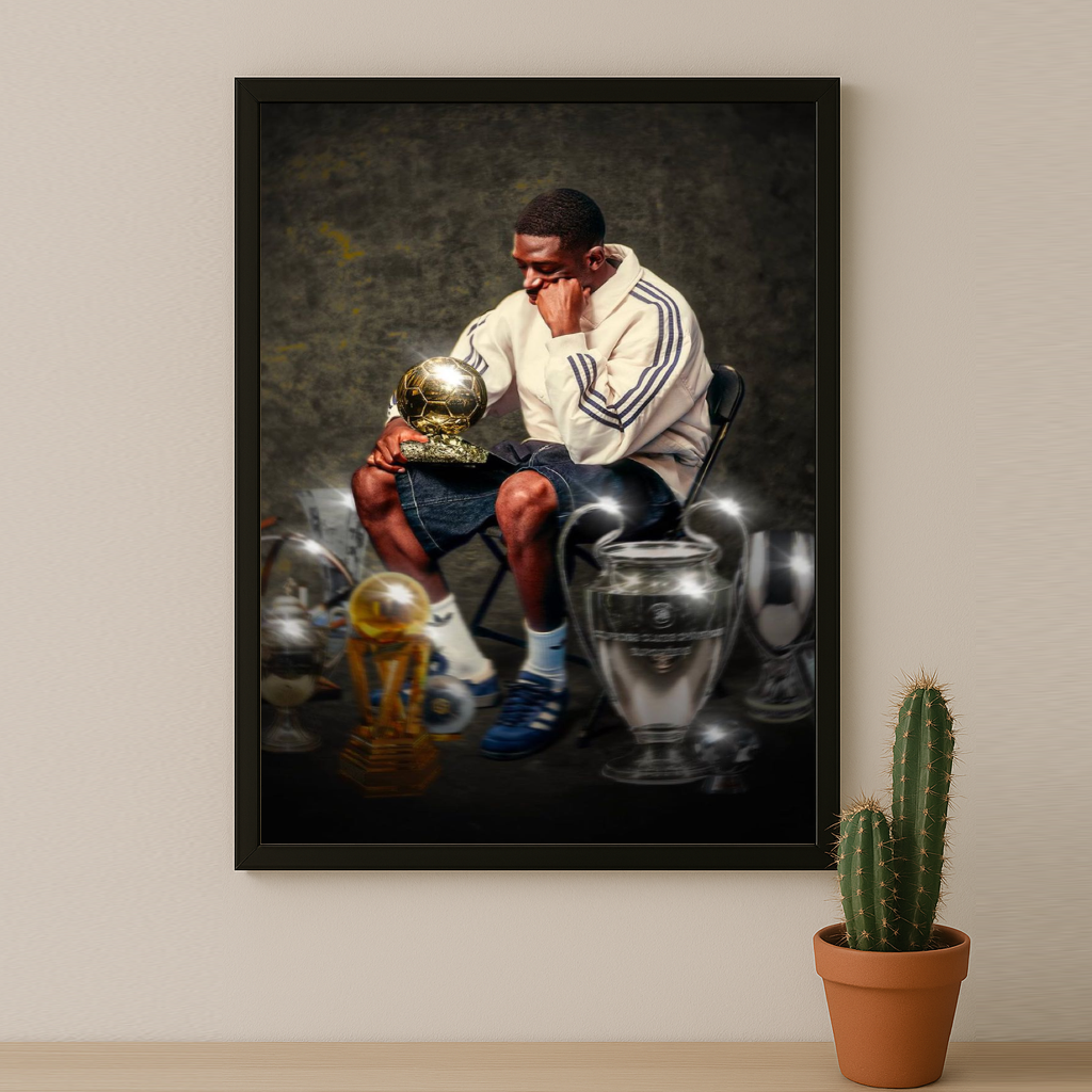 Cadre photo Ousmane Dembélé Ballon d'Or