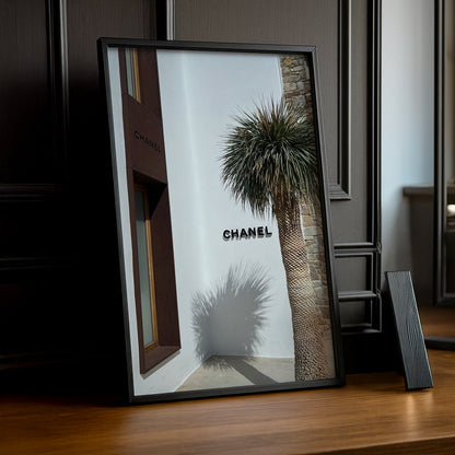 Cadre photo Chanel - Devanture de magasin