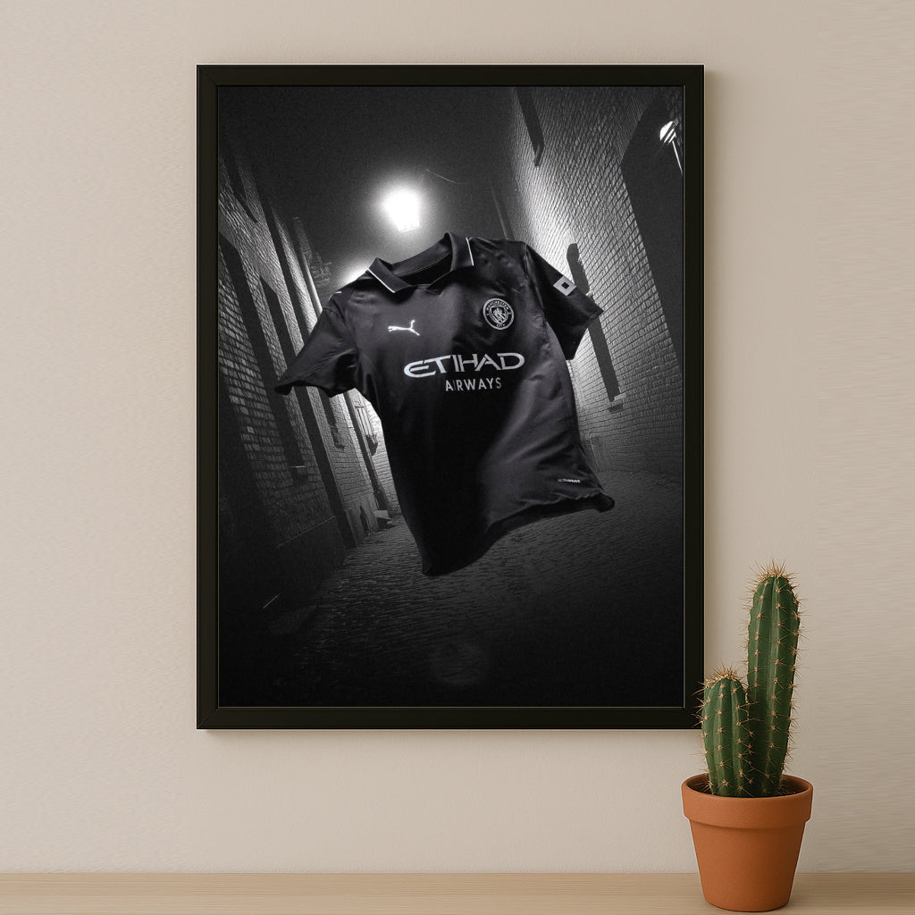Cadre photo - Maillot Manchester City Extérieur 25-26