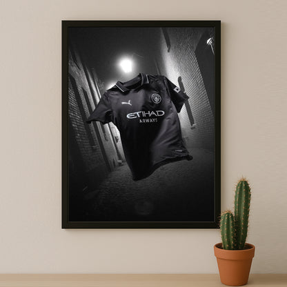 Cadre photo - Maillot Manchester City Extérieur 25-26