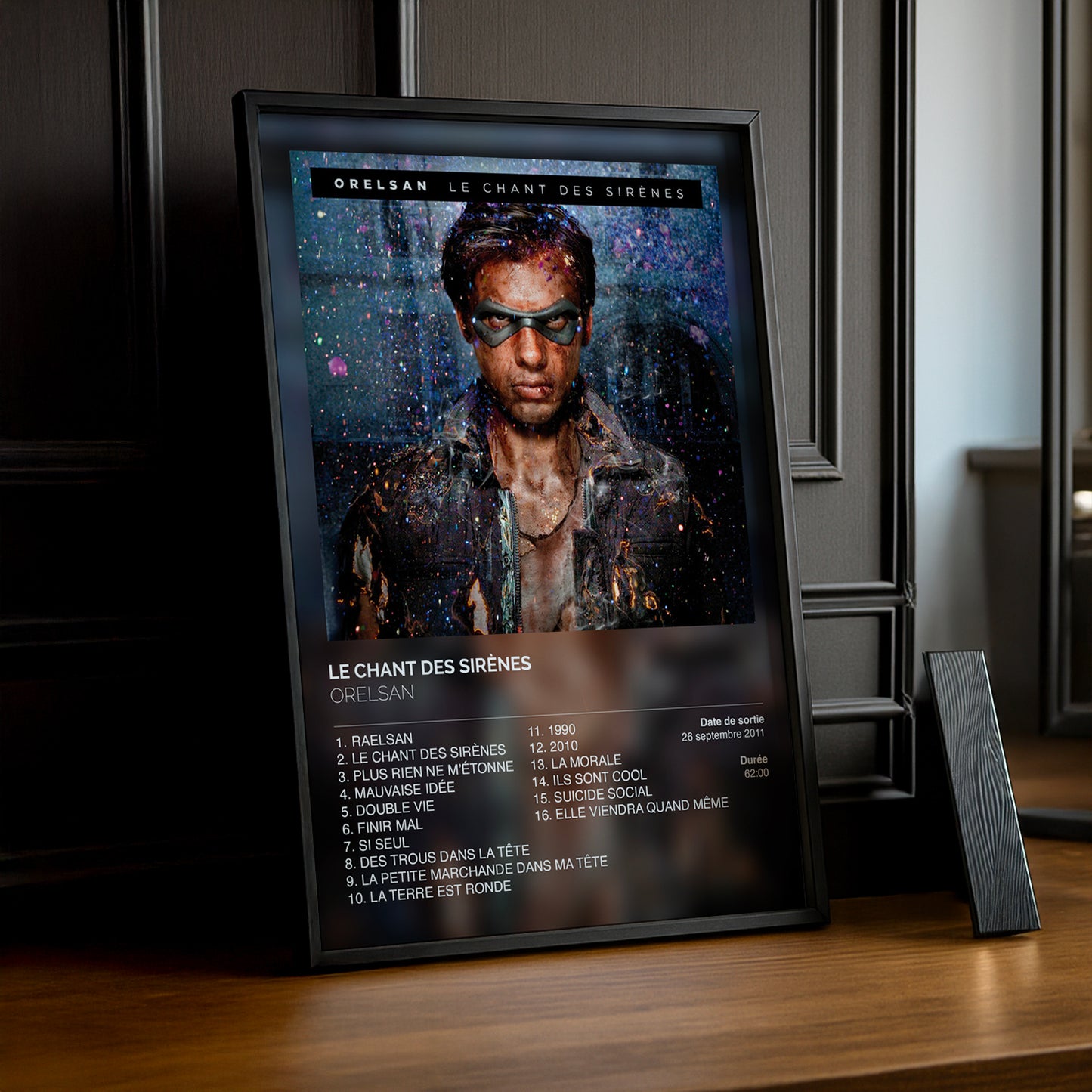 Cadre photo Album Le chant des sirènes d'Orelsan