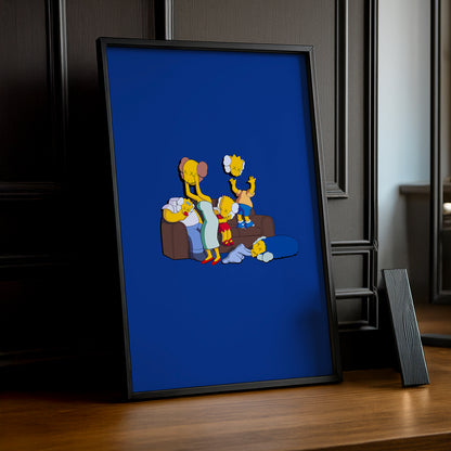 Poster Kaws Les Simpsons