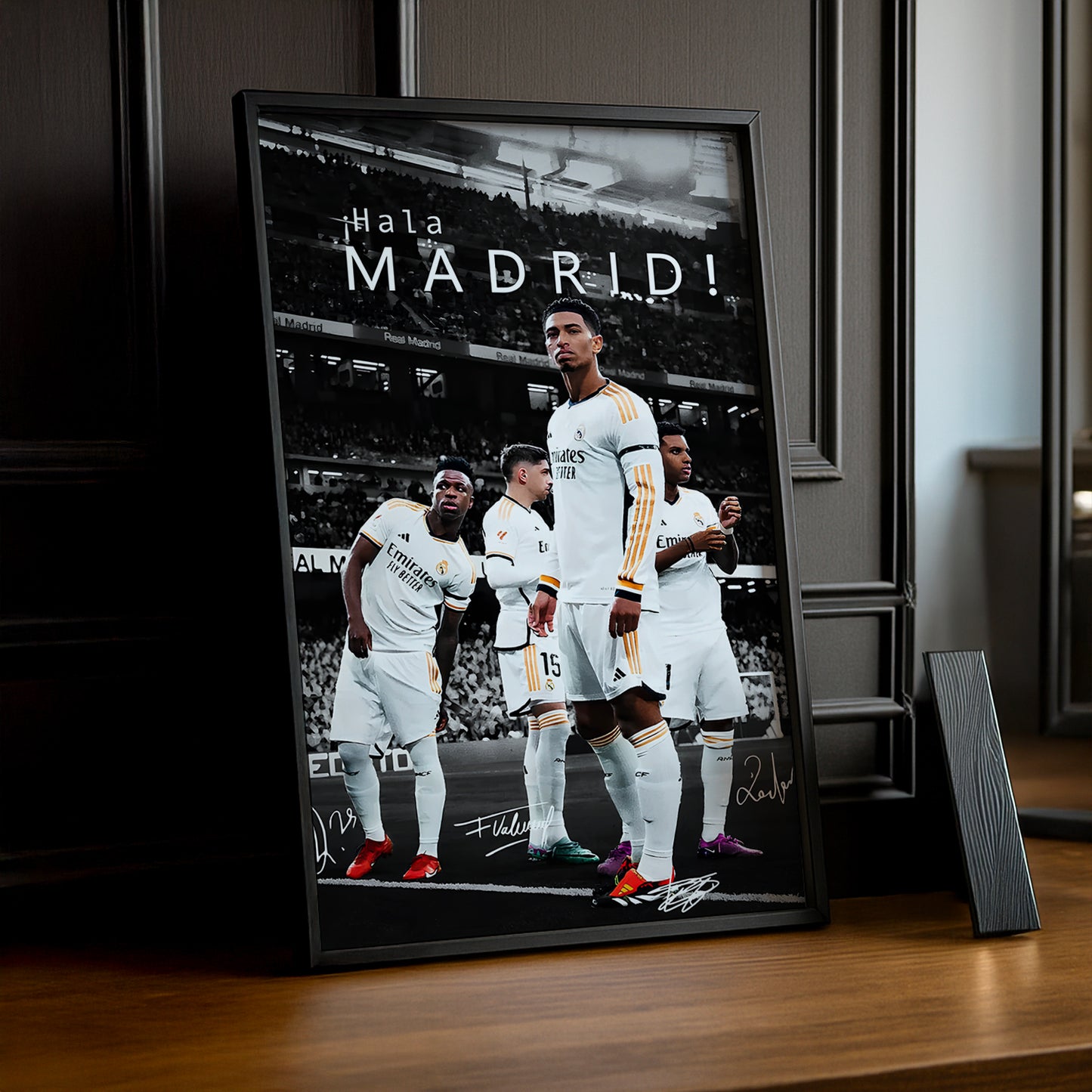 Cadre Photo Real Madrid Hala Madrid – Affiche HD Encadrée Papier Premium