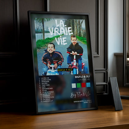 Cadre Photo BigFlo & Oli - La vraie vie