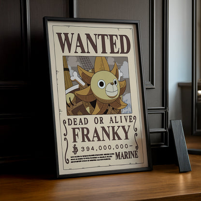 Cadre photo One Piece - Wanted Franky