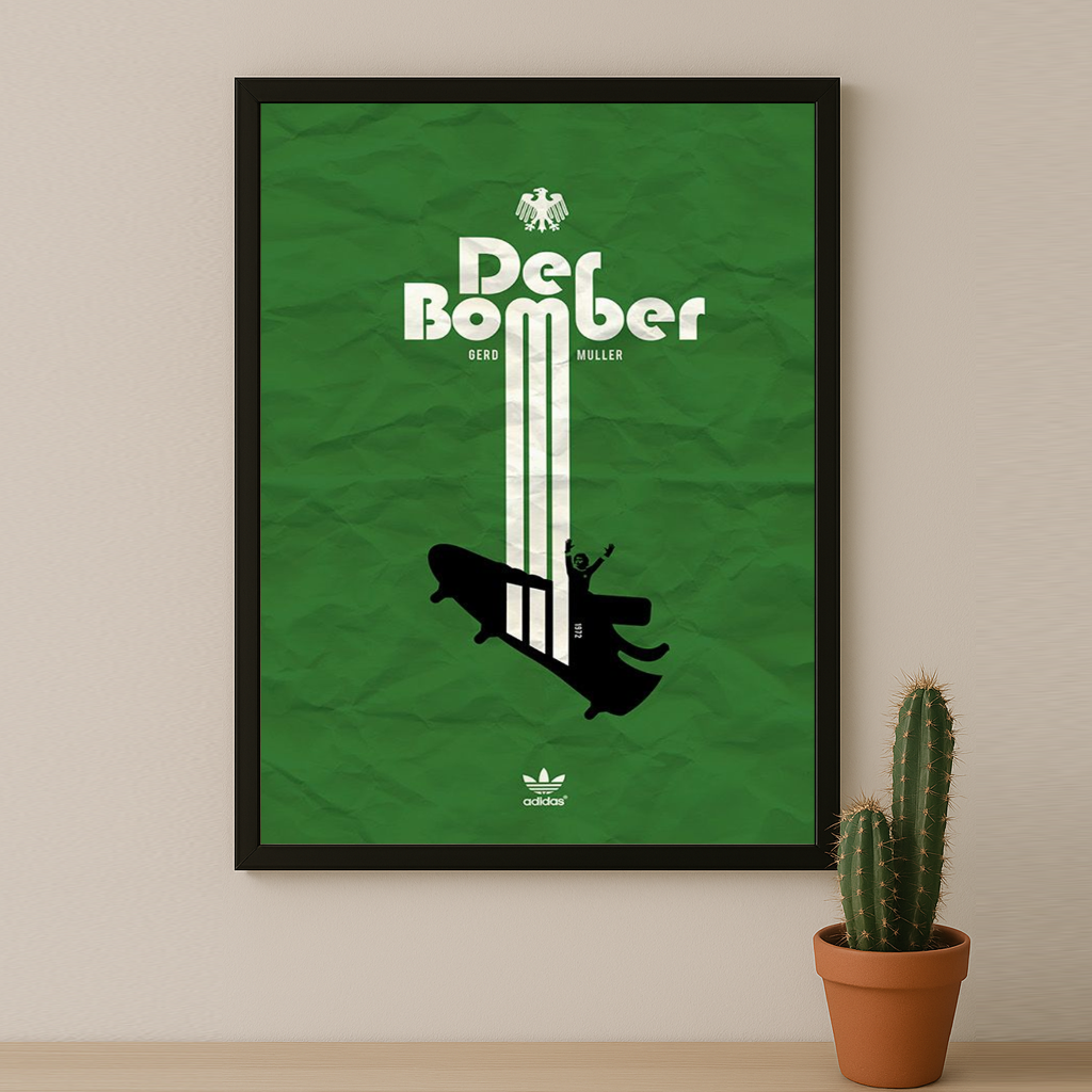 Cadre photo Adidas - Gerd Muller