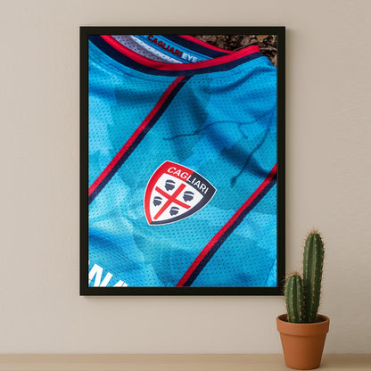 Poster Maillot Football - Cagliari Kit 25-26