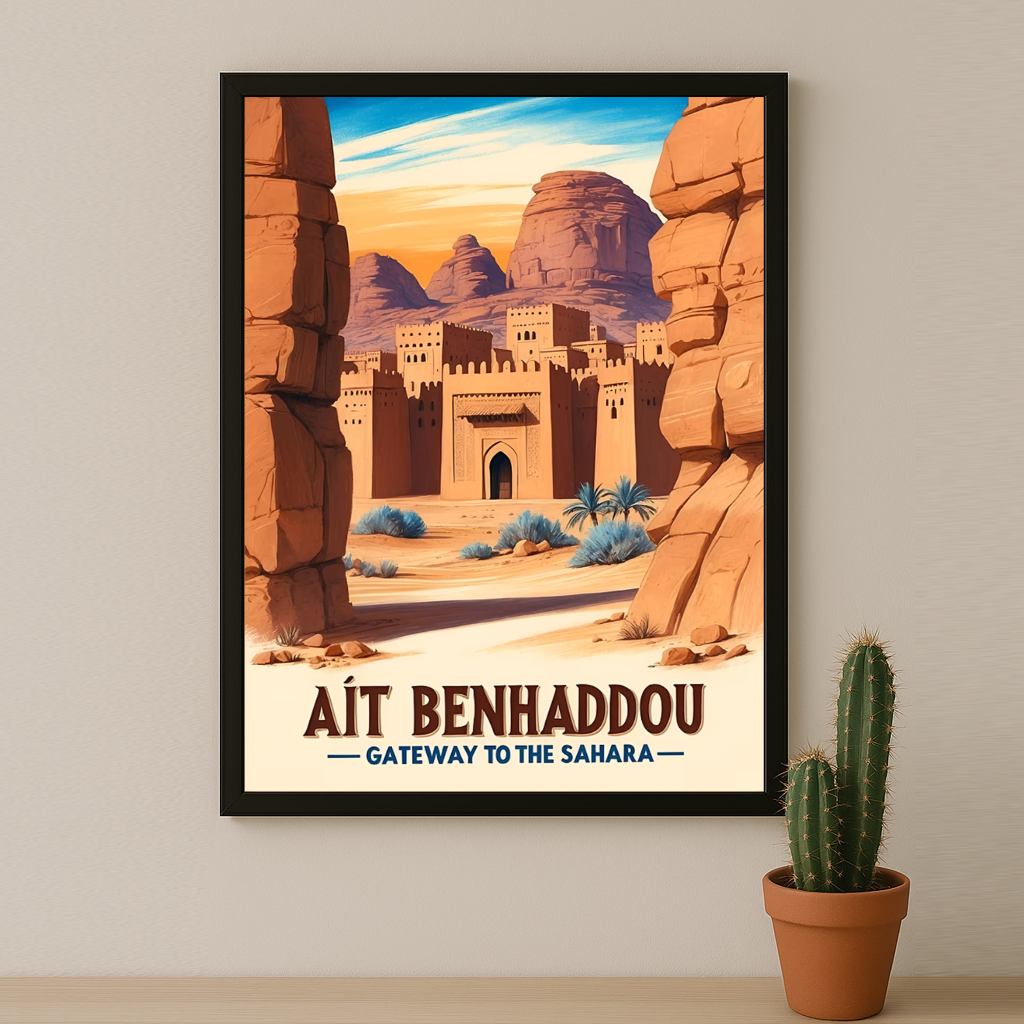 Ait Benhaddou Sahara Maroc - Poster
