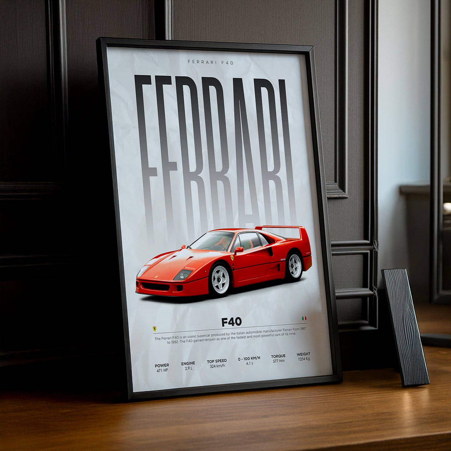 Cadre photo Ferrari F40