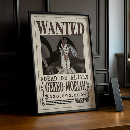 Cadre photo One Piece - Wanted Gekko Moriah