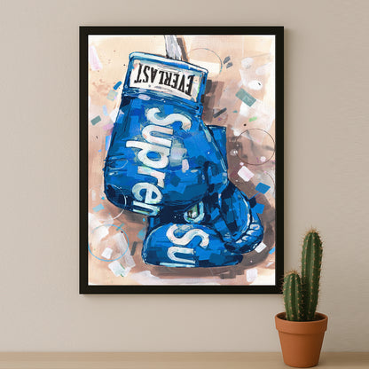 Cadre photo Supreme - Boxing bleu