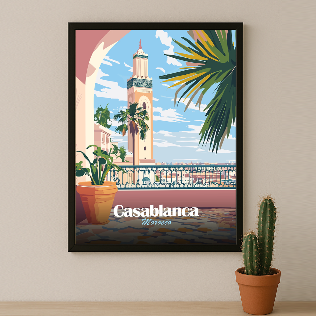 Casablanca Maroc - Poster