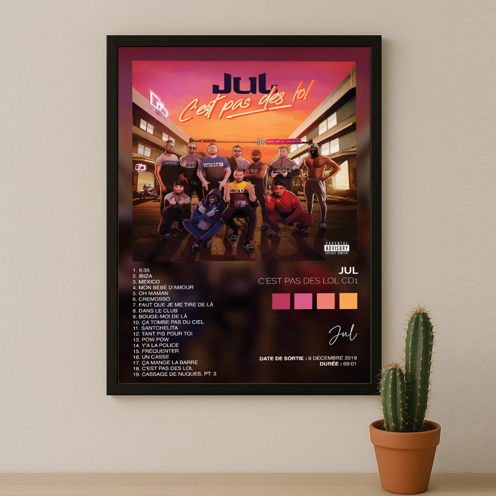Poster Jul - Album C'est pas des LOL