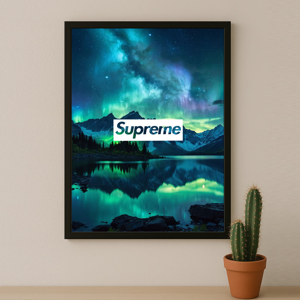 Poster Supreme - Aurore Boréale