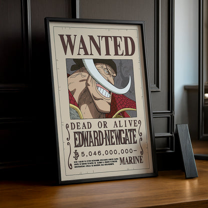 Cadre photo One Piece - Wanted Edward Newgate