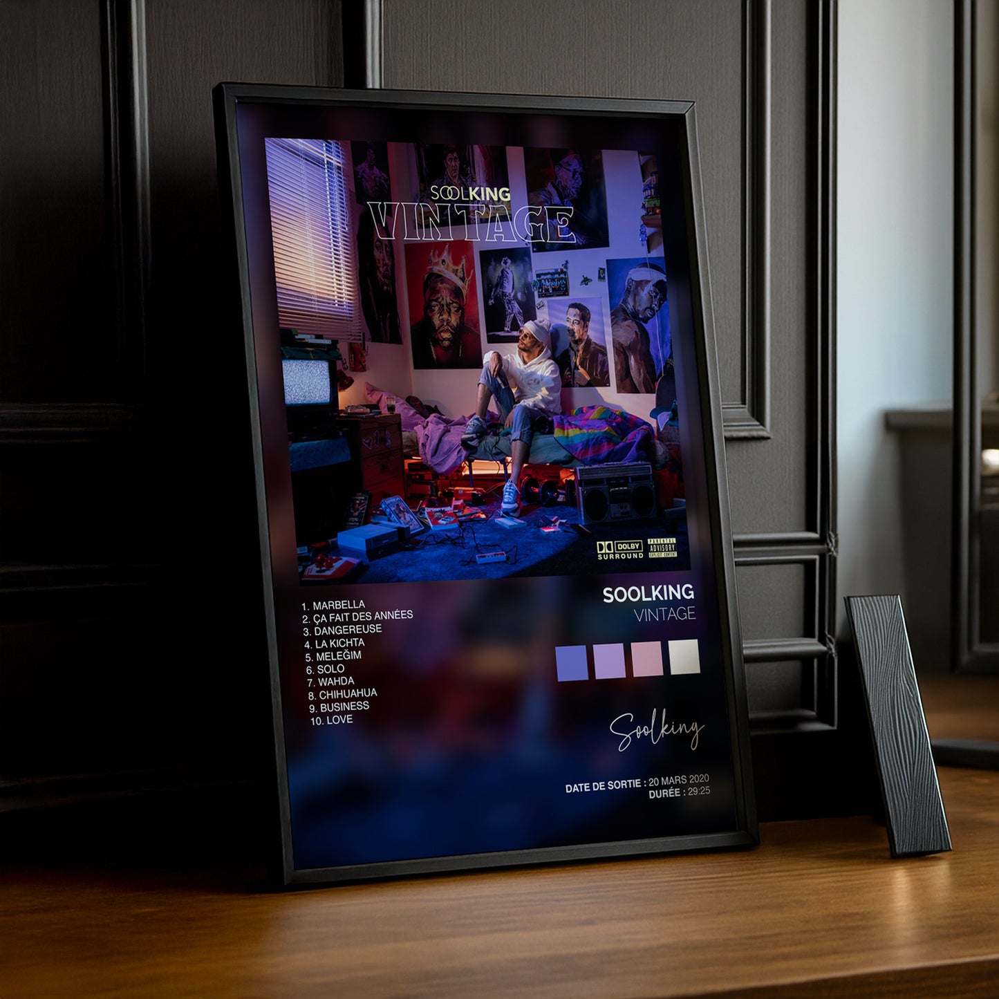 Cadre photo Album Musicaux - Vintage de Soolking