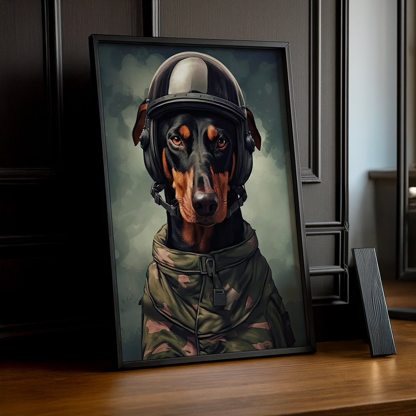 Cadre Photo Chien - Soldat